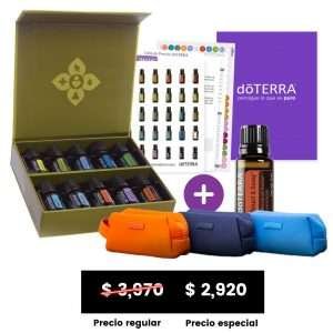 KIT ESENCIALES DEL HOGAR + SMART & SASSY
10 ACEITES ESENCIALES 5ML: LAVANDA, MENTA, LIMÓN, TEA TREE INCIENSO, ORÉGANO, ON GUARD, DEEP BLUE, DIGESTZEN, EASY AIR
+ SMART & SASSY 15ml
¡MEMBRESÍA INCLUIDA!
